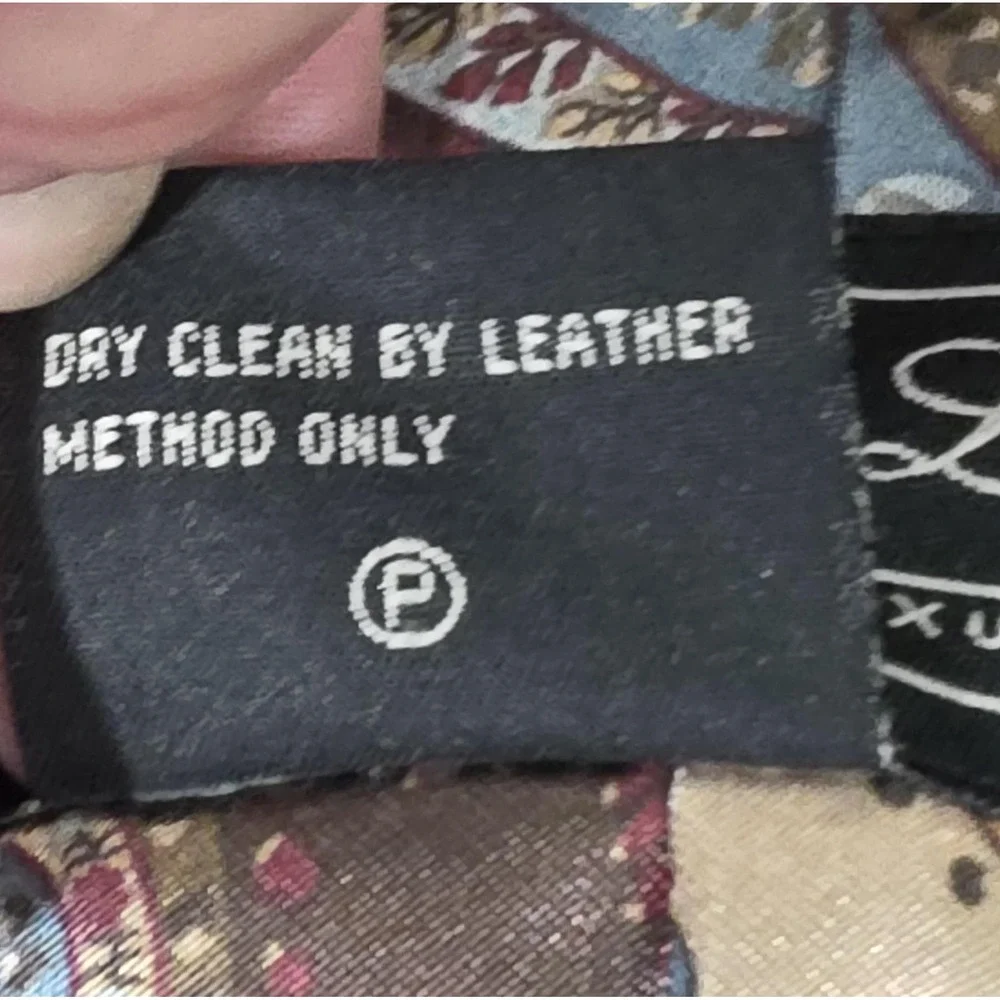 Terry Lewis‎ Leather Blazer Womens 2X Petite Red Sophisticated Rockabilly Preppy - Picture 4 of 8